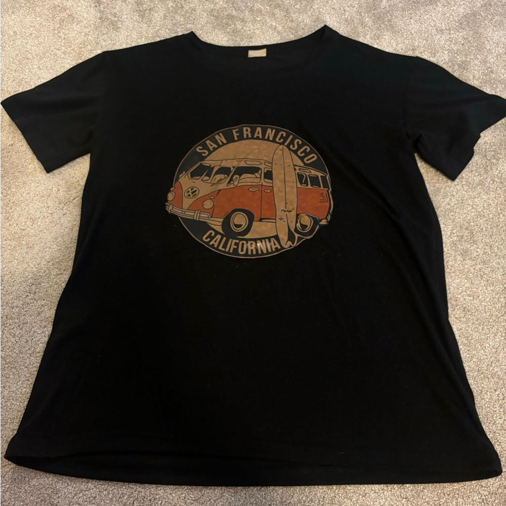 Black San Francisco Graphic T-Shirt